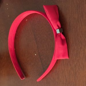 Red bow headband